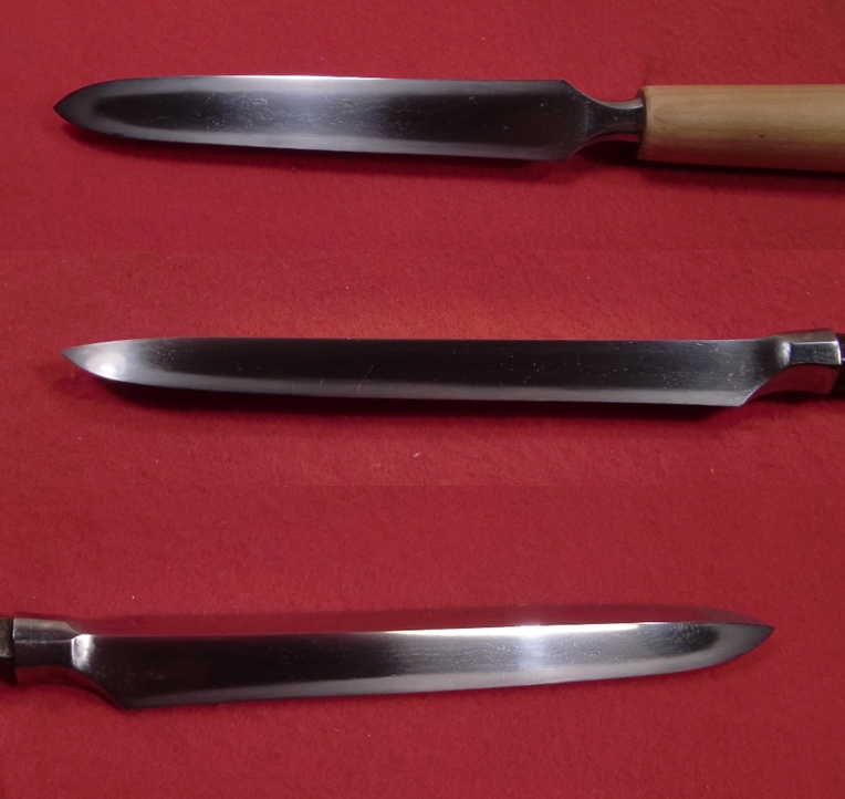 槍　合法サイズ　約　刃渡り14・５センチ　無銘　古美術　本歌　骨董　武具　平三角 槍 合法サイズ 約 刃渡り14・5センチ 無銘 古美術 本歌 骨董