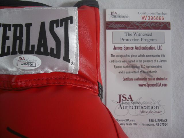 ☆マイク・タイソン・直筆サイン入りグローブ・証明書付 - 美術*刀剣