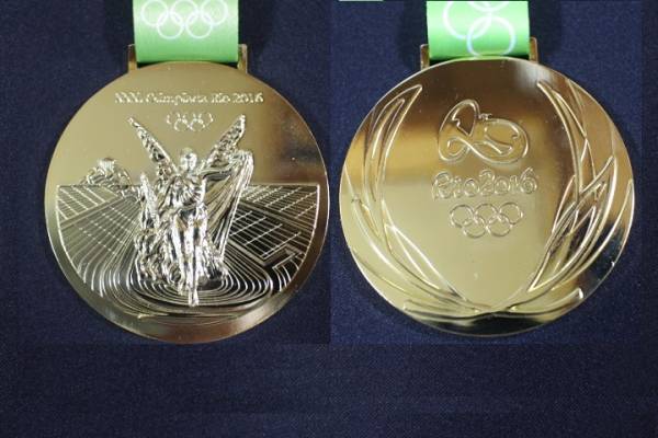 ☆リオオリンピック・金メダル+大型ケース付！リオメダル・賞☆ - 美術
