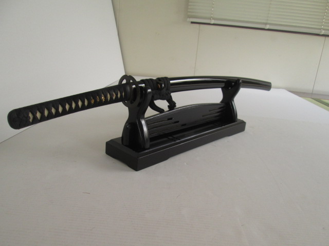 刀掛け 一本掛け 居合刀 本拵居合刀 大小刀掛けセット (明倫