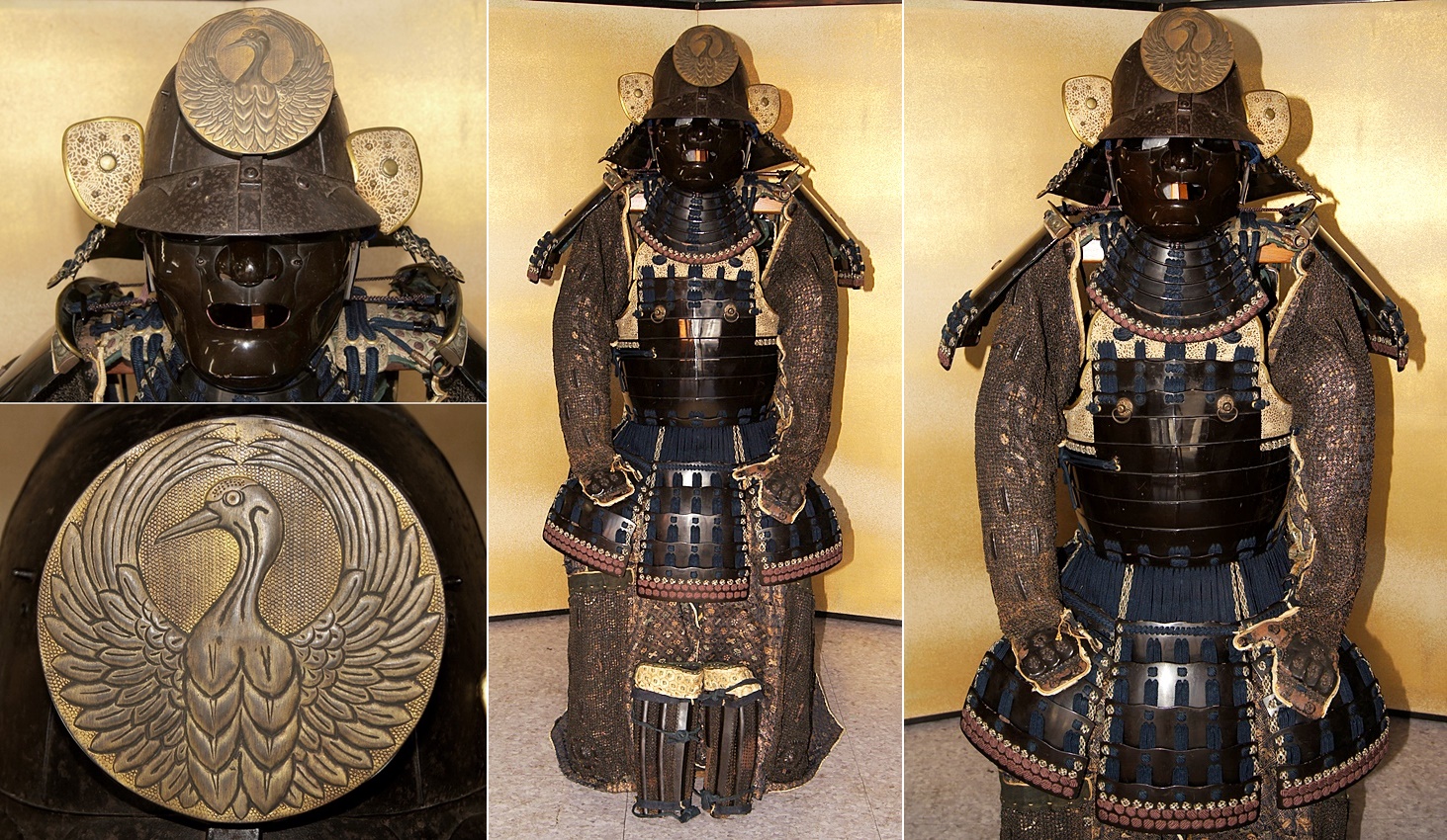 鎧・兜の甲冑武具 森崎／商品販売／鎧・具足 金箔押 森蘭丸 武具胴