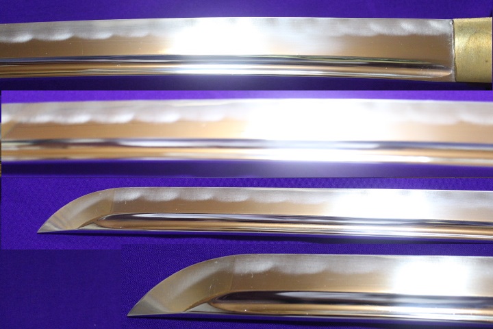 江戸時代拵　五三の桐縁象嵌　虎目貫　宮本武蔵拵　赤銅地叩鍔 江戸時代拵 五三の桐縁象嵌 虎目貫 宮本武蔵拵 赤銅地